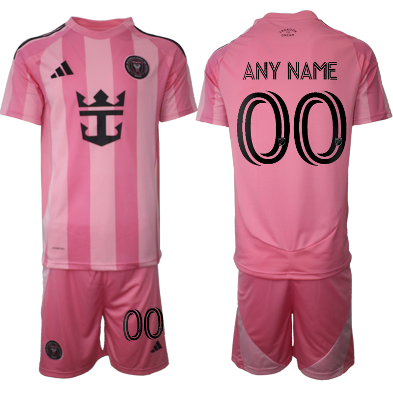 Men 2025-2026 Club Inter Milan CF home Pink customized Soccer Jersey